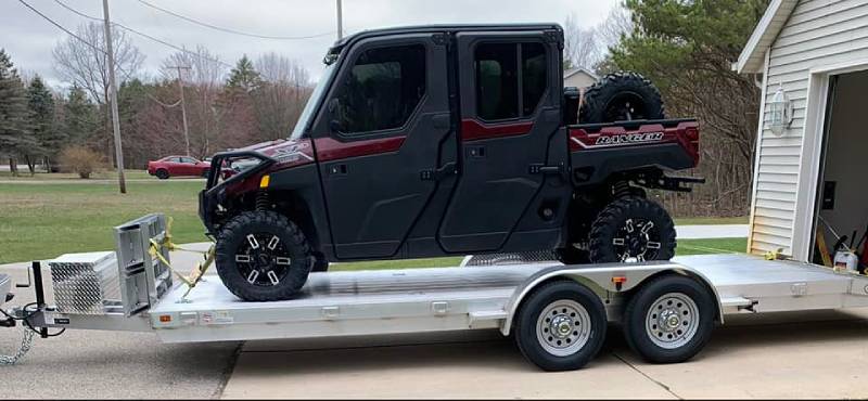 Aluminum Car Hauler Cha Series Open R R Trailers Three Rivers